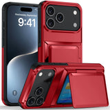 Card Holder Shockproof Case For iPhone