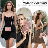 Floral Design Leather Zipper Crossbody Flip Wallet Card Slot Phone Case for IPhone