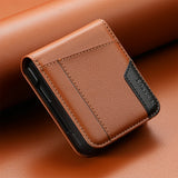 Leather Wallet Phone Case for Samsung Z Flip