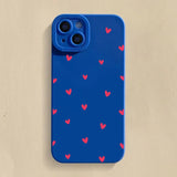 Love Heart Shockproof Silicone Soft Phone Case For iPhone