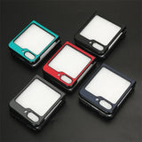 Leather Card Slot Shockproof Case for Samsung Z Flip