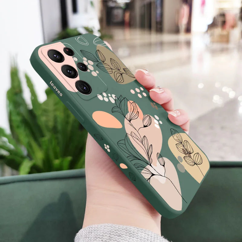 Abstract Plants Phone Case For Samsung