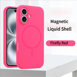 Magnetic Liquid Silicone Case for iPhone