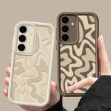 Striped Pattern Silicone Phone Case For Samsung