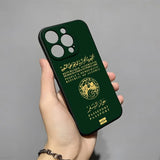 Map Flag Passport Shockproof Silicone Phone Case For iPhone