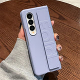 Luxury Soft Silicone Wrist Strap Holder Phone Case For Samsung Z Fold