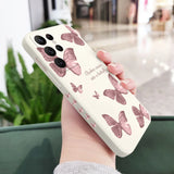 Butterfly Liquid Silicone Case for Samsung