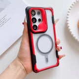 Cute 3D Panda  MagSafe Shockproof with Lens Stand For Samsung