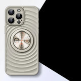 3D Matte Magnetic Stand Holder Hard Phone Case for iPhone
