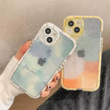 Cute Love Heart Soft Shockproof Case For iPhone