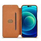 Leather Flip Card Slot Case For iPhone