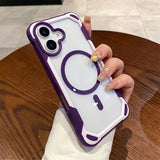 Shockproof Armor Magnetic Clear Case For iPhone