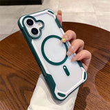 Shockproof Armor Magnetic Clear Case For iPhone