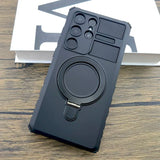 Shockproof Armor Ring Holder Magnetic Case For Samsung