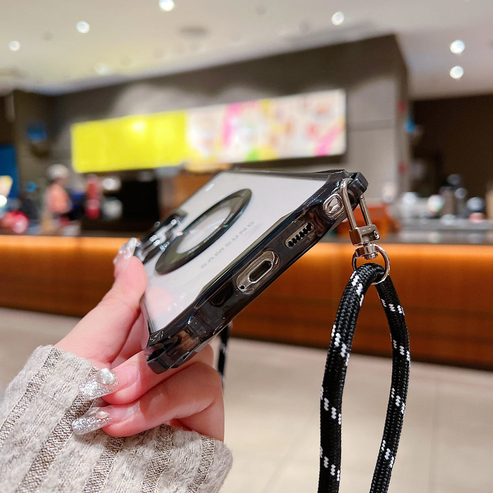 Shockproof Bumper Clear Magnetic Case for Samsung
