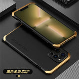 Aluminum + PC Shockproof Metal Case For iPhone