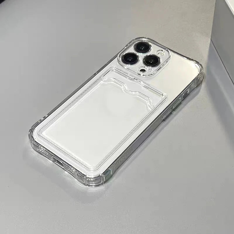 Shockproof Silicone Clear Case for iPhone