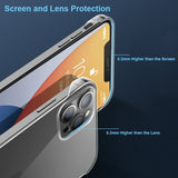 Slim Frameless Clear Phone Case For iPhone