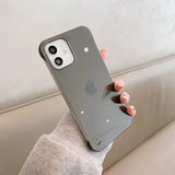 Slim Frameless Clear Phone Case For iPhone