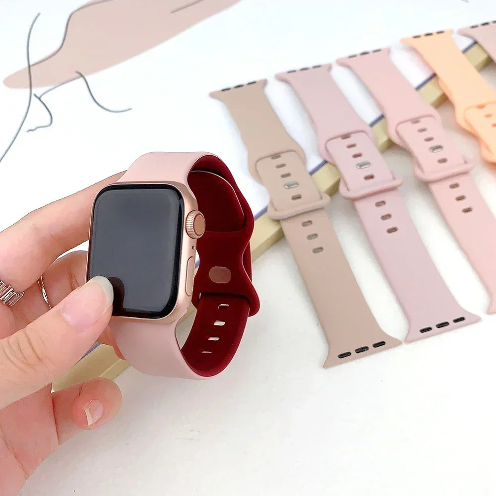 Soft Silicone Band for Apple Watch