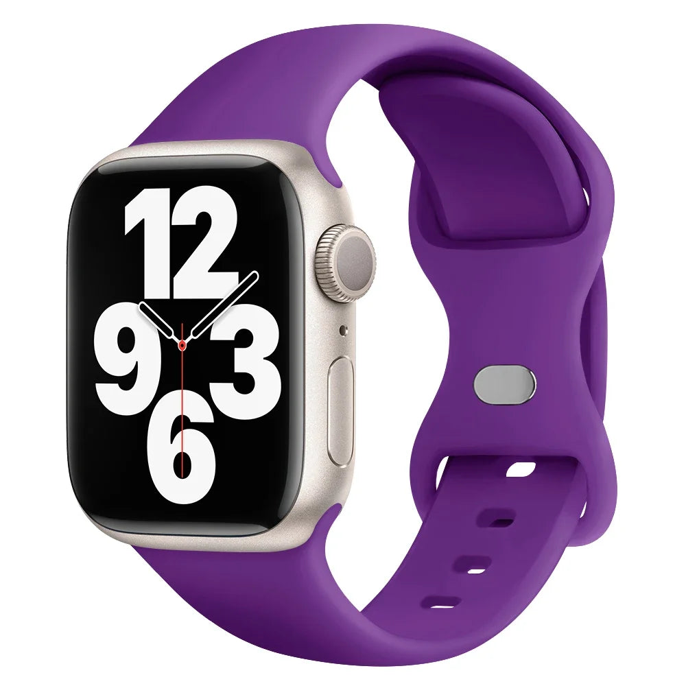 Soft Silicone Band for Apple Watch