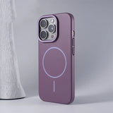 Solid Color Simple Magnetic Phone Case for iPhone