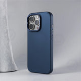 Alloy Lens Stand Slim Matte Case For iPhone