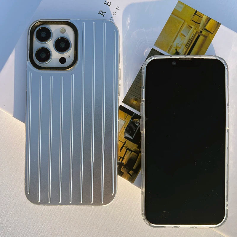 Hard 3D Stripe Phone Case For iPhone