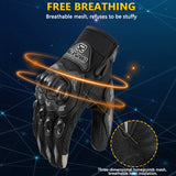 Summer Breathable Non-slip Wear-resistant Full Finger Motorcycle Gloves