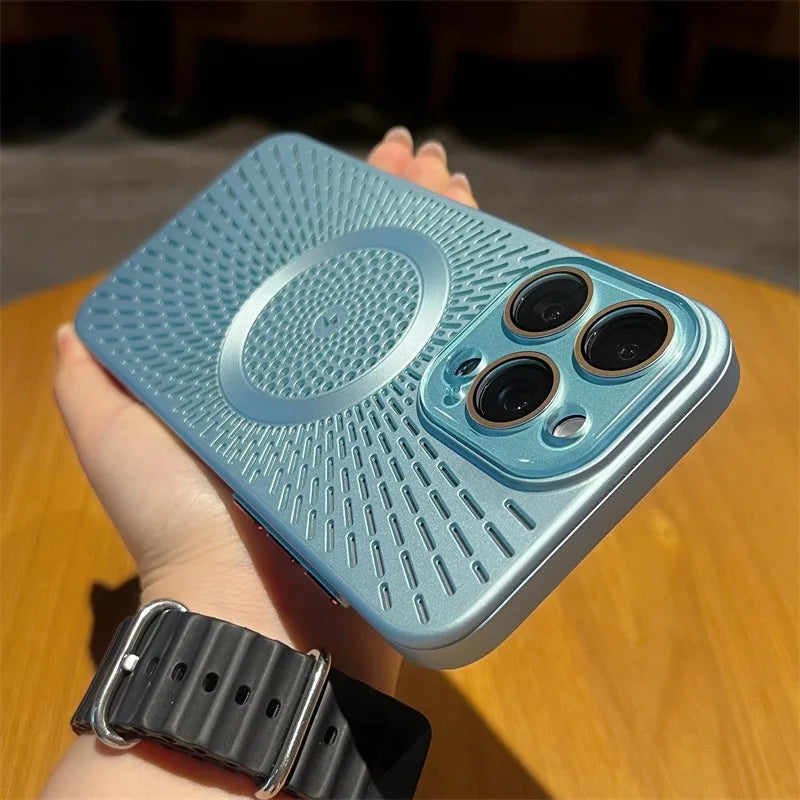 Summer Cool Breathable Magnetic Case for iPhone