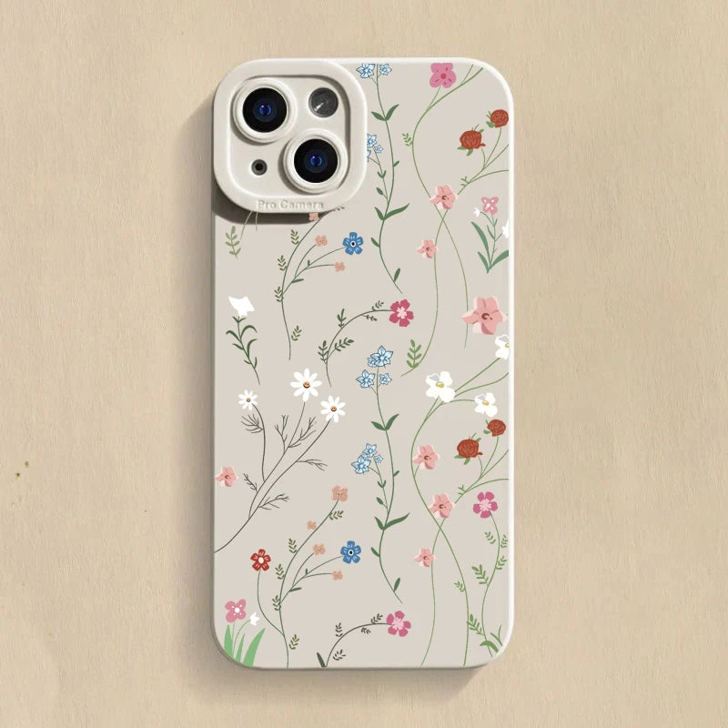 Summer Minimalist Fresh Style Phone Case For iPhone