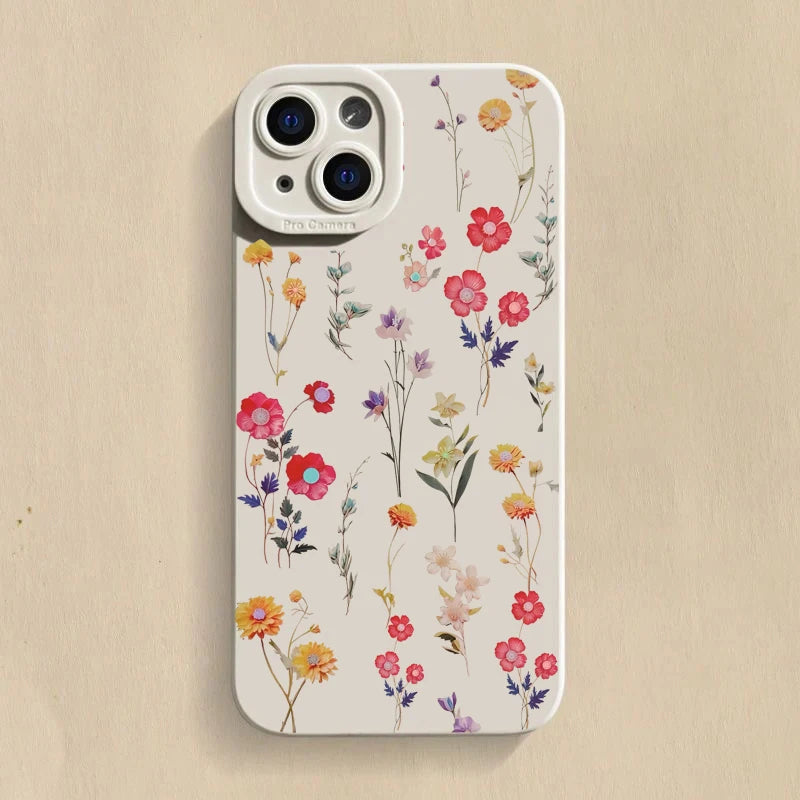 Summer Minimalist Fresh Style Phone Case For iPhone