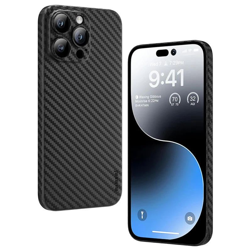Ultra Thin Carbon Fiber Pattern Soft Case for iPhone