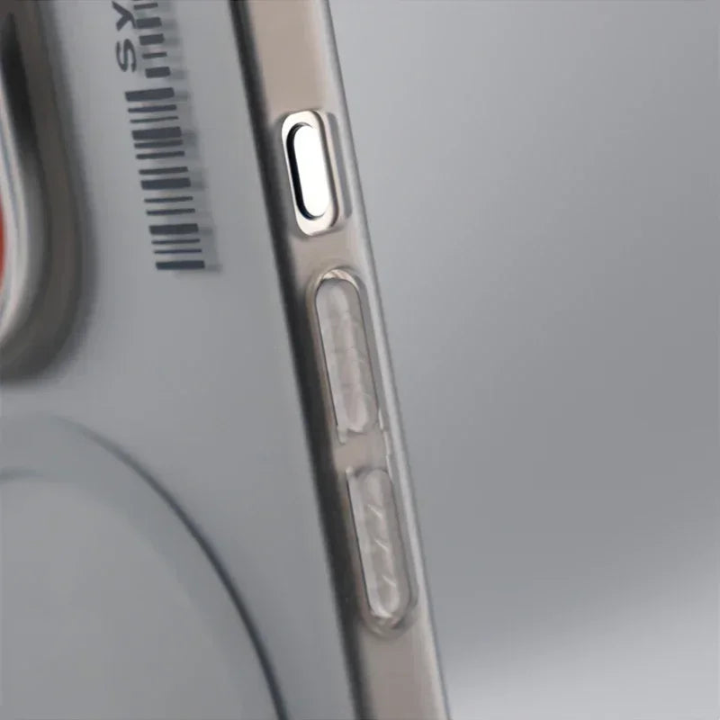 Ultra Thin Frosted Barcode Magnetic Phone Case for iPhone