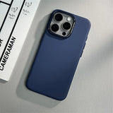 Luxury Solid Color Matte Case For iPhone