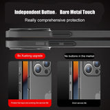 iPhone용 초박형 무광택 투명 케이스 