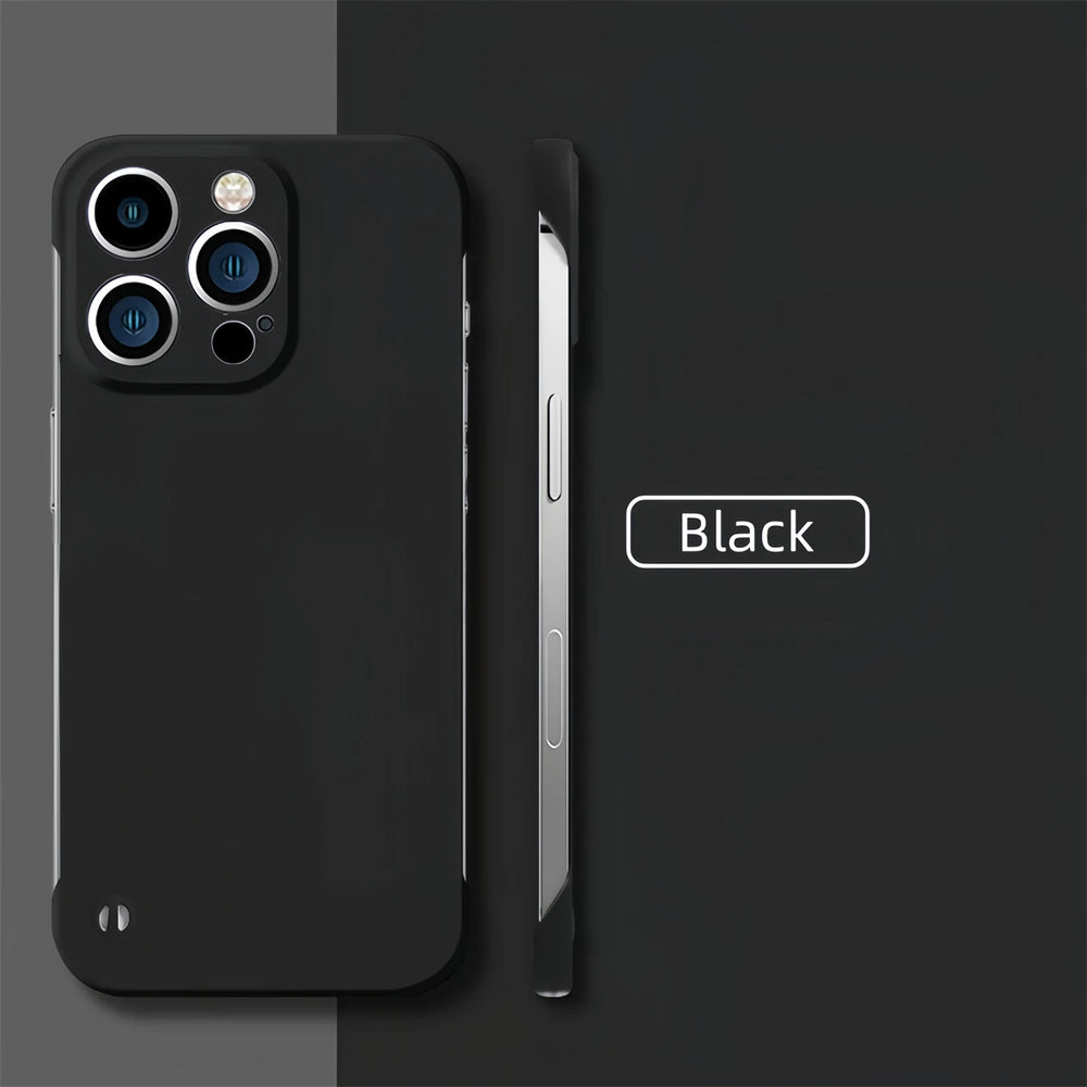 Ultra Thin Minimalist Borderless Phone Case For iPhone