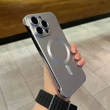 Ultra Thin Frameless Shockproof Lens Protector Magnetic Case for iPhone