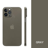 Ultra Thin Clear Shockproof Matte Case For iPhone