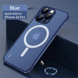 Ultra Thin Magnetic Frameless Transparent Case For iPhone