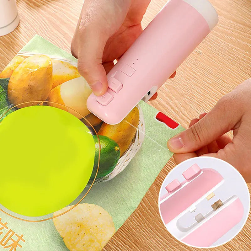 4 In 1 Portable Electric Vacuum Sealer For Vacuum Storage Bags Kitchen Gadgets