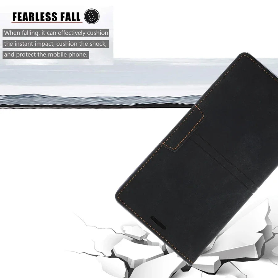 Wallet Fantastic Opposites Card Flip Leather Case For Samsung