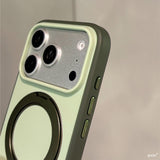 Soft-Touch Magnetic Stand Shockproof Case for iPhone