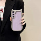 Cat Ear Acrylic Phone Case for Samsung