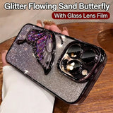 Gradient Butterfly Electroplated Phone Case for IPhone