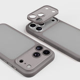 Removable Lens Matte Anti-Fingerprint Case for iPhone