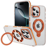 Luxury Clear Strong Magnetic Stand Phone Case For iPhone