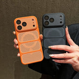 Heat-Dissipating Frosted Magnetic Shockproof Case for iPhone