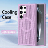 Magnetic Magsafe Heat Dissipation Shockproof Case For Samsung