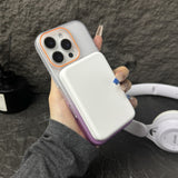 Gradient Frosted Translucent Magnetic Phone Case for IPhone